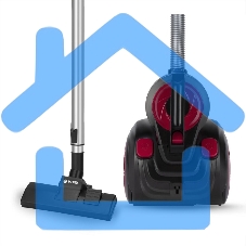 Пылесос Vitek VT-1838 (MC) черный/фуксия, 250/1600 Вт, уборка сухая, пылесборник контейнер 2 л