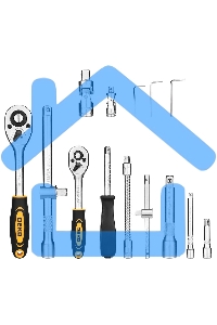 Набор инструментов для авто в кейсе DEKO DKMT112