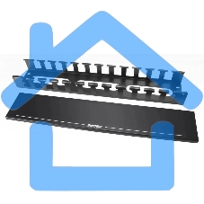 Кабельный органайзер Hyperline CM-2U-MLF-COV 2U шир.:19