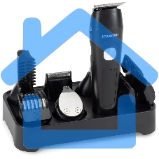 Машинка для стрижки Hyundai H-HC7120 черный/серебристый 5Вт (насадок в компл:10шт)