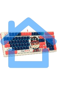 Клавиатура проводная A4Tech Bloody AT98 Proxy Boom USB бежевый/красный