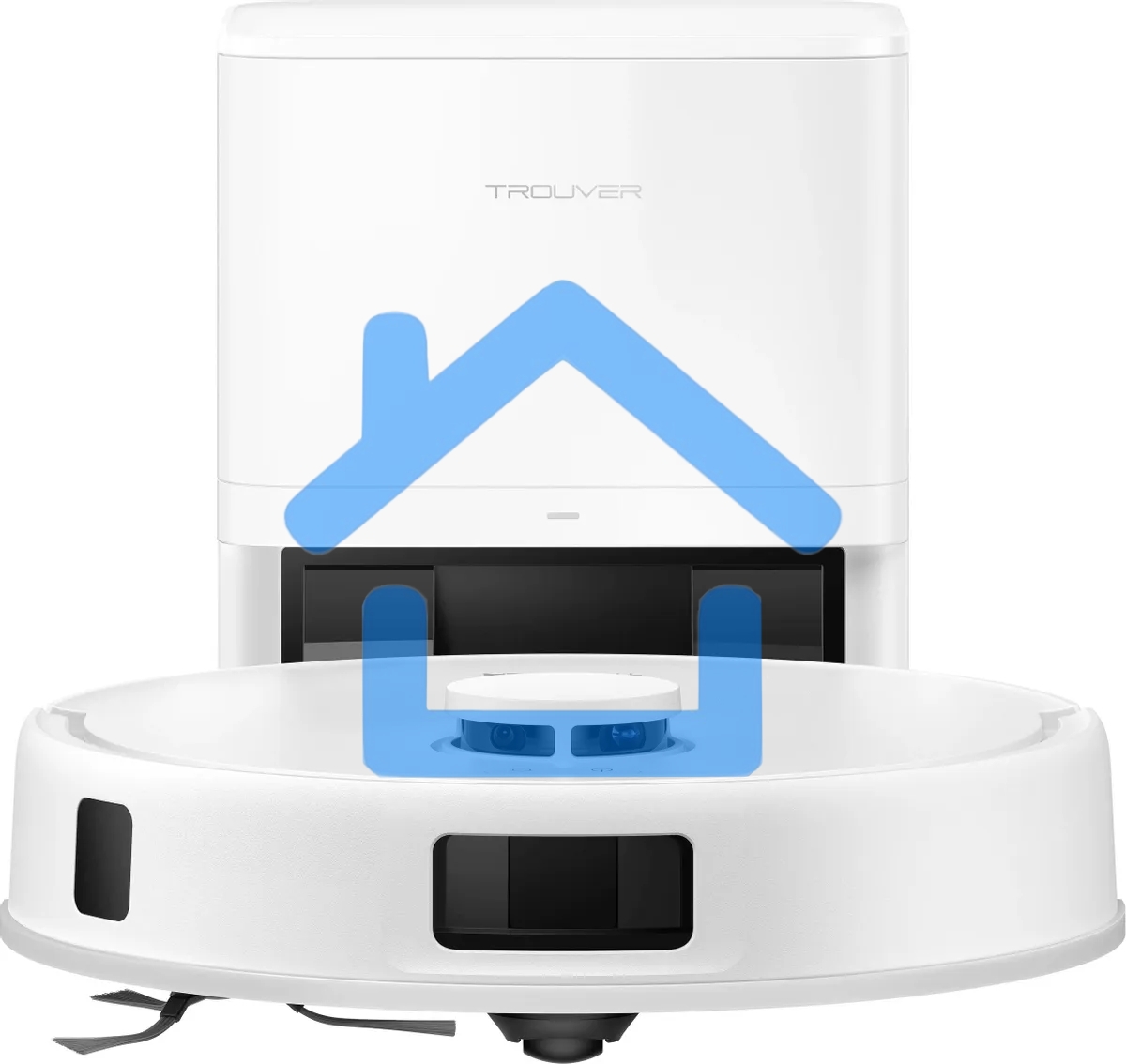 Робот-пылесос Dreame Trouver E20 Pro Plus белый, 3200 мAч Li-Ion, уборка сухая/влажная, пылесборник контейнер 0.330 л