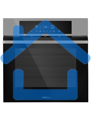 Духовой шкаф электрический HOMsair OEH6010S нержавеющая сталь