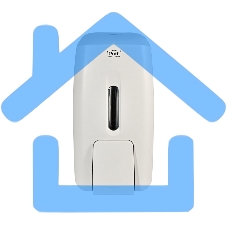 Дозатор для жидкого мыла пластик Puff-8120 белый, 0,8 л