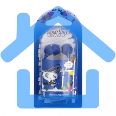 Внутриканальные наушники Smartbuy® COLOR TREND, синие (арт. SBE-3400)/320