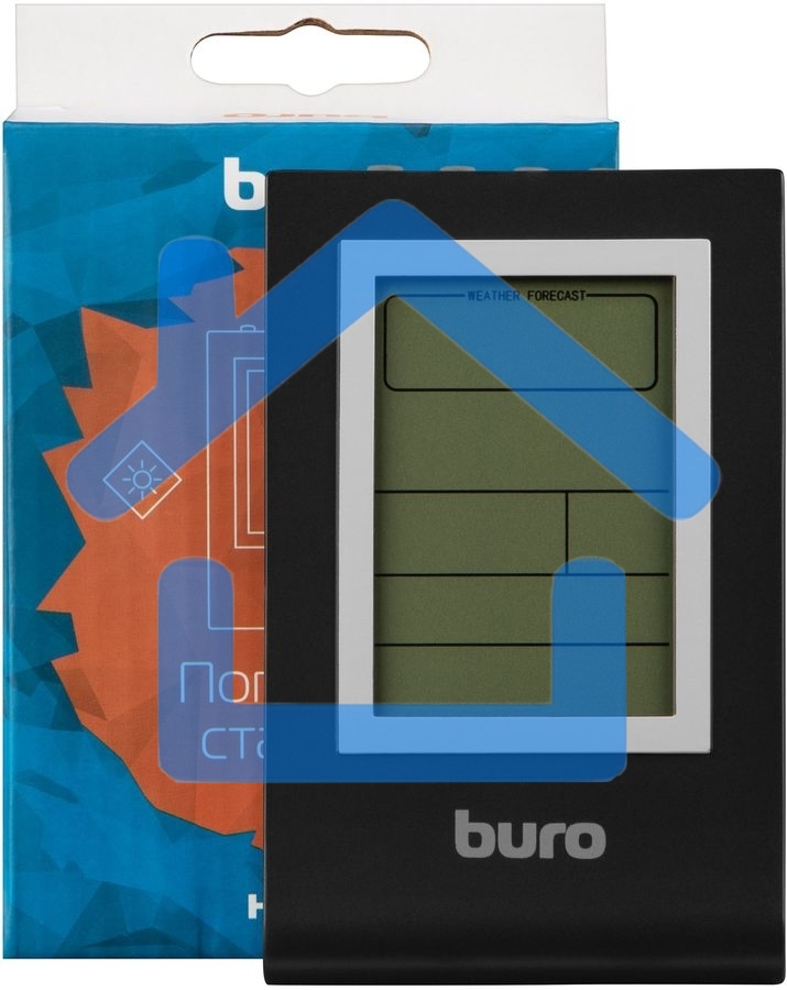 Погодная станция Buro H117AB серебристый