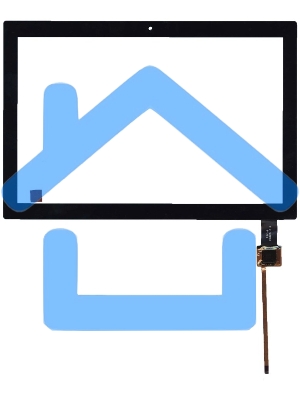 Сенсорное стекло (тачскрин) для Lenovo Tab 4 10 TB-X304, черное