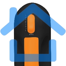 Миксер ручной Scarlett SC-HM40S20 300Вт черный/оранжевый