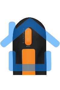 Миксер ручной Scarlett SC-HM40S20 300Вт черный/оранжевый