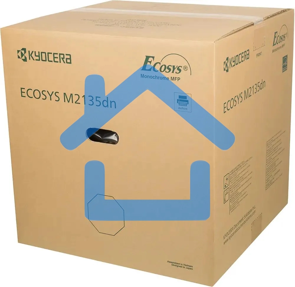 МФУ лазерное Kyocera Ecosys M2135dn (1102S03NL0), A4, ч/б, печ. до 35 стр/мин., скан. до 40 стр/мин (ч/б) 16 стр/мин. (цвет), 1200 x 1200 dpi (печать) 600x600dpi (скан.), USB, RJ-45