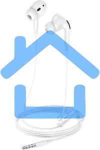 Наушники внутриканальные Hoco M1 Pro 1.2м белый проводные в ушной раковине