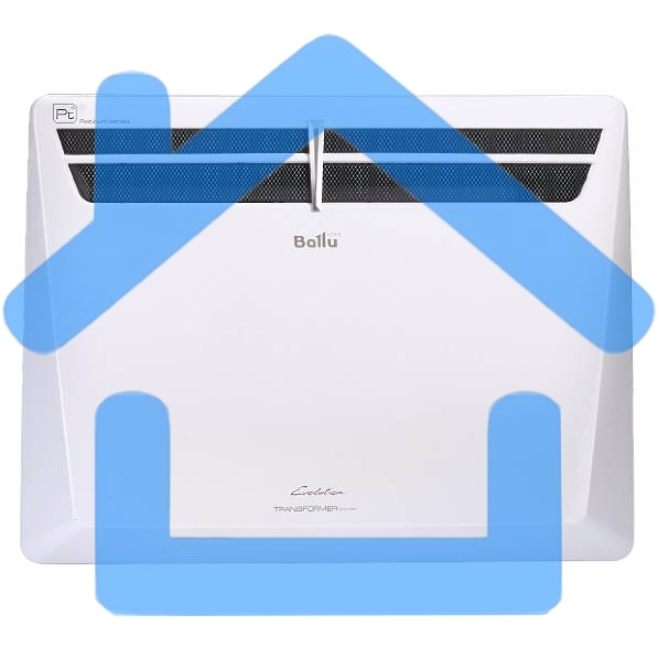 Комплект Ballu Transformer с блоком управления и шасси BEC/EVU-1500-3M белый, 1500 Вт, 20 м2, термостат