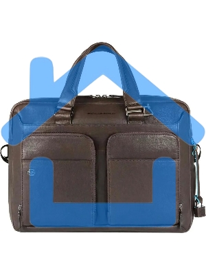 Сумка Piquadro черный Square CA2849B3/TM темно-коричневый