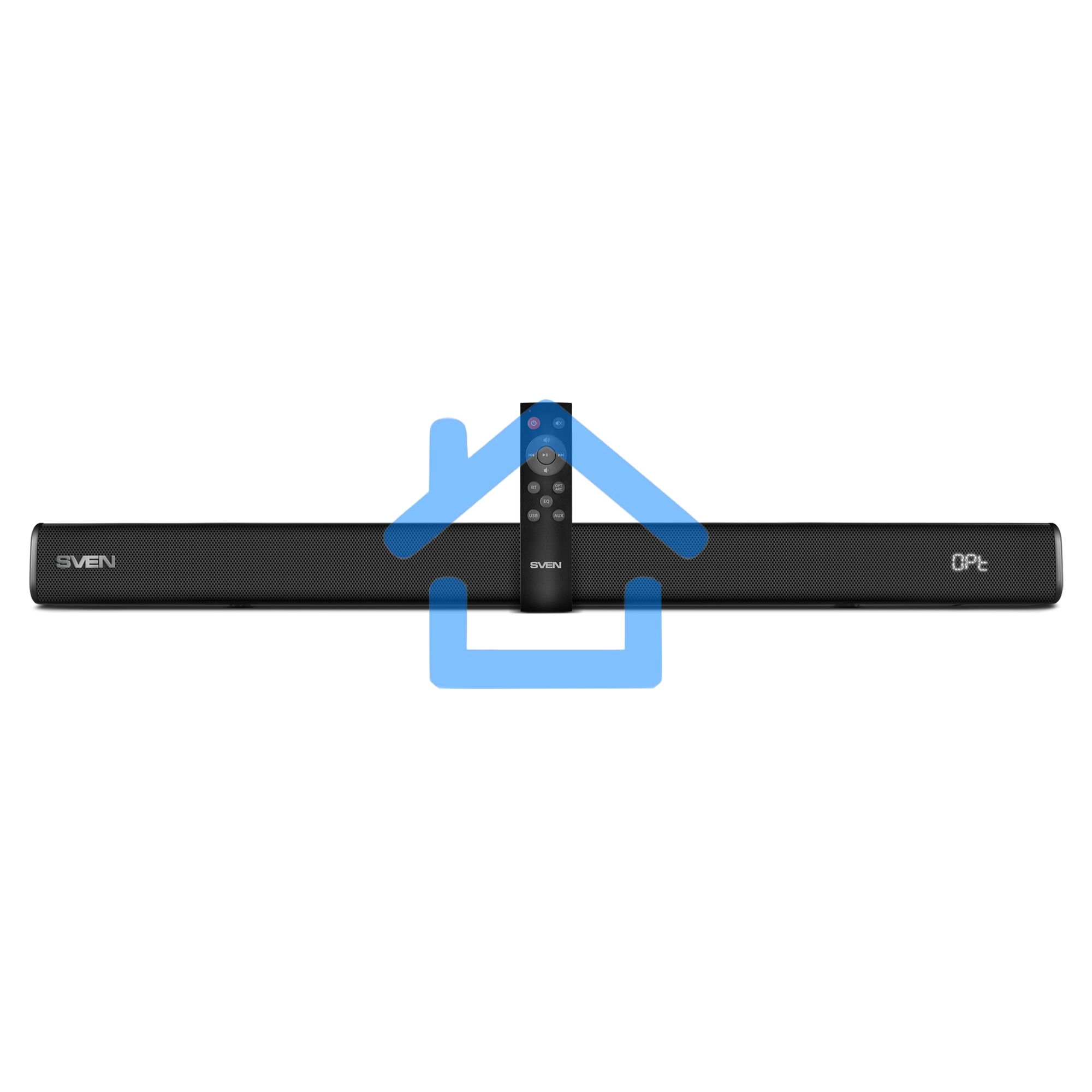 Саундбар SVEN SB-2040A, черный (40 Вт, Bluetooth, HDMI, ПДУ, Optical, USB, дисплей)