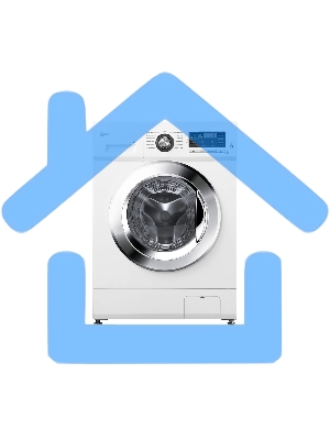 Стиральная машина LG F1096ND3 белая, загрузка фронтальная 6кг, 1000 об/мин., класс: A