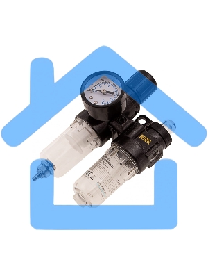 Блок подготовки воздуха регулятор-фильтр-лубрикатор FLR1500, 10 бар, 1500 л/мин, 1/4