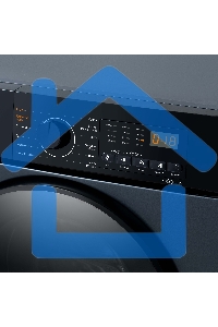 Стирально-сушильная машина Бирюса WMD-SM812/03 W перламутровый синий, загрузка фронтальная 8 кг, 1200 об/мин, класс: А+++