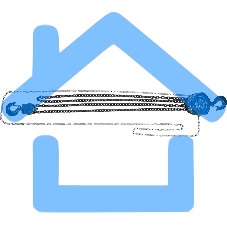 Таль цепная Stels 51947 3 т, h подъема 3 м, расстояние между крюками 500 мм