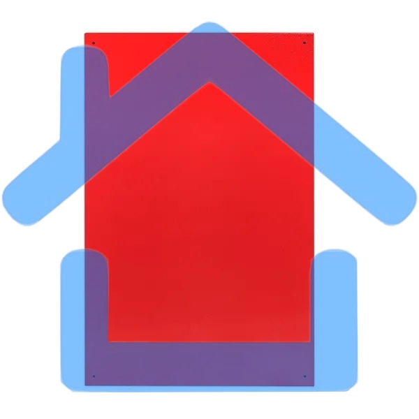 Щит с монтажной панелью EKF PROxima ЩМПг-100.65.30 (ЩРНМ-5) RAL 3001 IP54