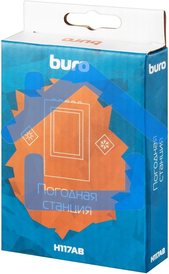 Погодная станция Buro H117AB серебристый