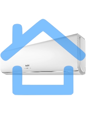 Блок внутренний сплит-системы Ballu BSAG/in-09HN8 9000 BTU, 25 м², 24 дБ, охлаждение, обогрев, осушение, белый