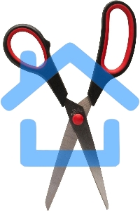 Ножницы Buro Ergo, универсальные, 210мм, ручки с резиновой вставкой