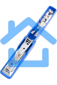 Степлер Deli E0271 Essential N10 (15 листов), ассорти, 50 скоб, закрытый, коробка