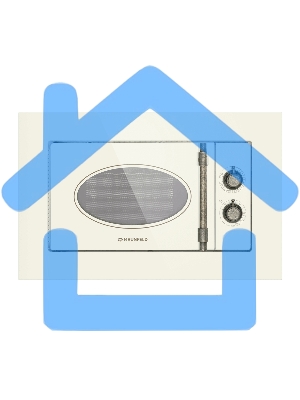 Микроволновая печь встраиваемая Maunfeld JBMO.20.5GRIB бежевый, 20 л, 700 Вт, переключатели - поворотный механизм