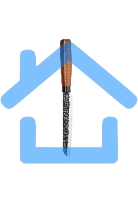 Набор ножей LARA LR05-12 нержавеющая сталь 3Cr14, 3 предмета, нож сантоку, нож универсальный, ножницы