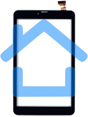 Сенсорное стекло (тачскрин) для Irbis TZ831, черное с рамкой