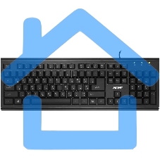 Клавиатура Acer OKW120 проводная, USB, черный