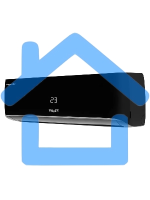 Блок внутренний сплит-системы Shuft Asgard DC Black SFTHAI/in-09HN8/BL инвертор, 9000 BTU, 25 м2, 27,5 дБ, охлаждение, обогрев, осушение, черный