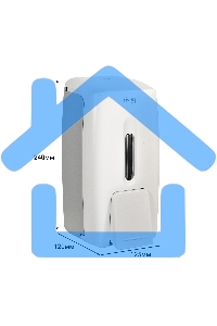 Дозатор для жидкого мыла пластик Puff-8120 белый, 0,8 л