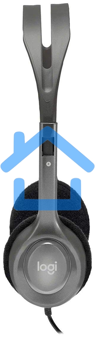 Наушники с микрофоном Logitech Stereo H110 серебристый 1.8м накладные оголовье (981-000459)
