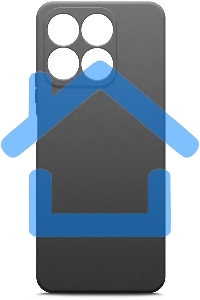 Чехол (клип-кейс) BoraSCO для Honor X8a черный