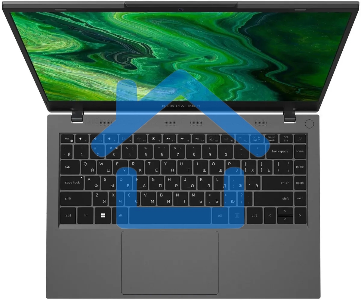 Ноутбук Digma Pro Fortis Core i3 1005G1 16Gb SSD 512Gb Intel UHD Graphics 14.1