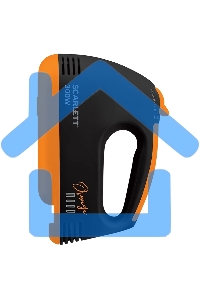 Миксер ручной Scarlett SC-HM40S20 300Вт черный/оранжевый