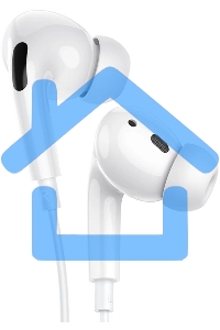 Наушники внутриканальные Hoco M1 Pro 1.2м белый проводные в ушной раковине