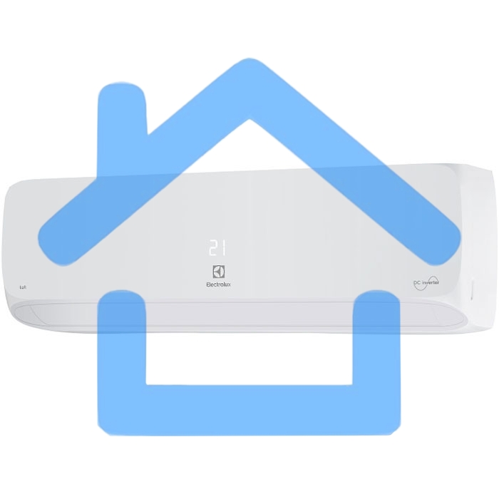 Блок внутренний сплит-системы Electrolux EACS/I-07HAL/N8/in инвертор, 7000 BTU, 20 м², 23 дБ, охлаждение, обогрев, осушение, белый