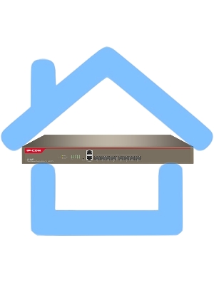 Коммутатор IP-COM X5308F с облачным управлением и 8 портами 10G SFP+