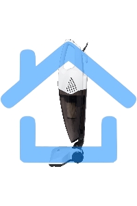 Пылесос вертикальный BBK BV2515 белый/серебро, питание от сети, 110 Вт, уборка сухая, пылесборник 0.8 л