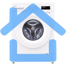 Стиральная машина LG F2Y1NS3W белый, загрузка фронтальная 6 кг, 1200 об/мин., класс: А