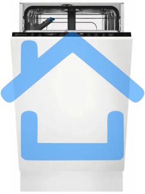 Встраиваемая посудомоечная машина Electrolux EEG62300L, серебристый, 44.6 см, 9 компл., 44 дБ, класс D