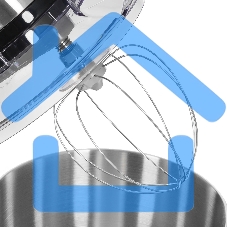 Миксер Galaxy Line GL 2230, черный, планетарный, 700 Вт, 12 скоростей