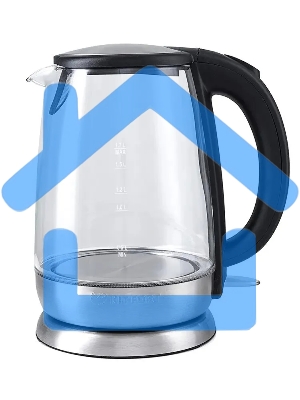 Чайник электрический Kitfort КТ-619, стекло, 1850 - 2200 Вт, 1.7 л