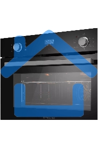 Шкаф духовой электрический Maunfeld AMCO537GB