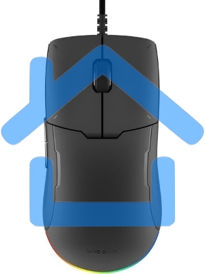 Мышь проводная Xiaomi Gaming Mouse Lite черный, 6200 dpi, USB, кнопки - 5