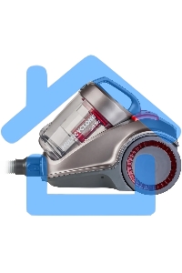 Пылесос Hyundai HYV-C4500 темно-серый, 380/2400 Вт, уборка сухая, пылесборник контейнер 3.5 л