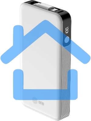 Портативный аккумулятор Cactus CS-PBFSPA-10000 10000mAh 22.5W 4.5A 2xUSB-C белый