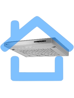 Вытяжка подвесная HOMSair Horizontal 50 нержавеющая сталь, 50 см, 420 куб. м/ч, 45 дБ